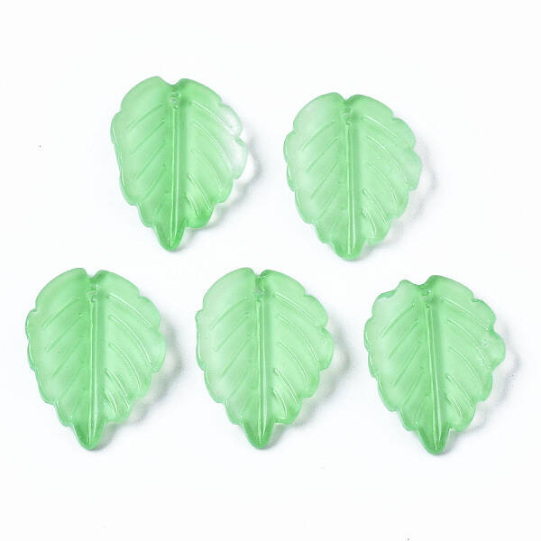 Spray Painted Glass Pendants