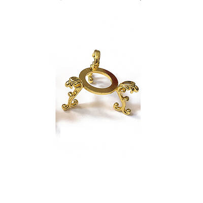 Alloy Crystal Ball Base Display Stand