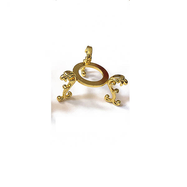 Alloy Crystal Ball Base Display Stand