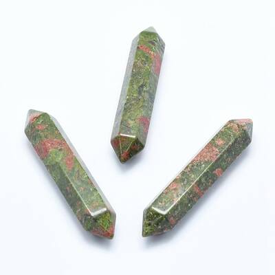 Natural Unakite No Hole Healing Stones