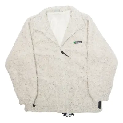 OUTDOOR Womens Fleece Jacket Beige L