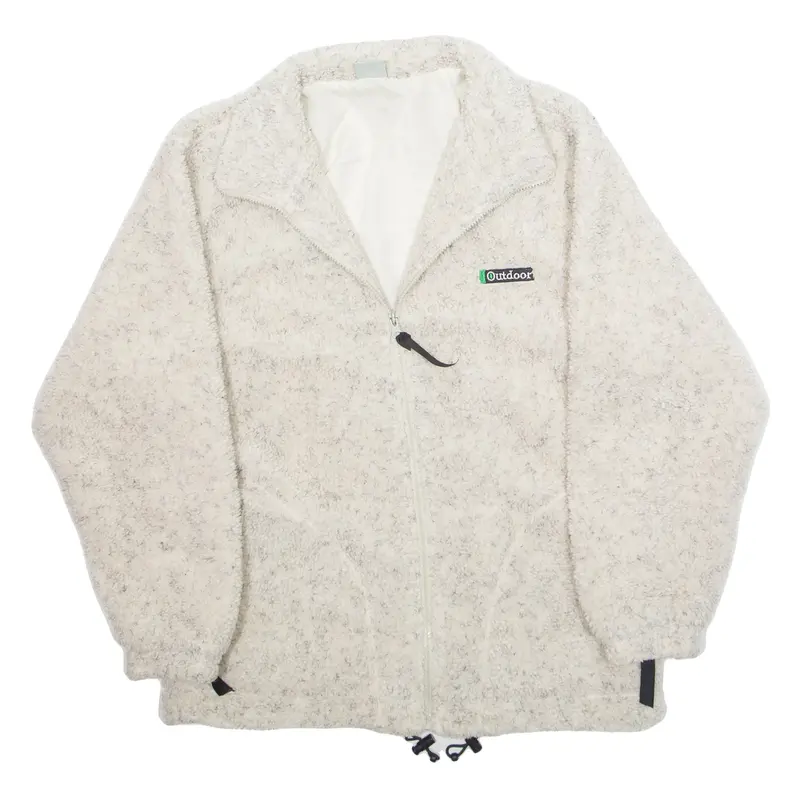 OUTDOOR Womens Fleece Jacket Beige L