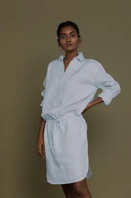 Meet me by the Cliff Dress in Blue | Color: Summer Blue | Size: XL/2XL