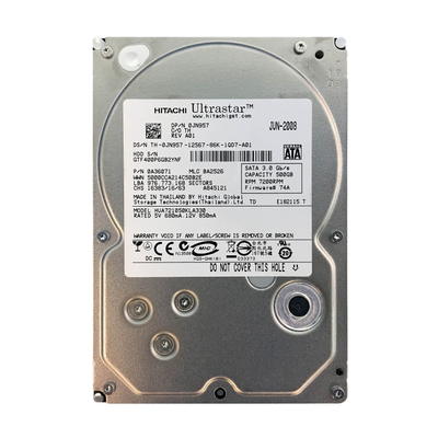 JN957 Dell 500GB 3Gb/s SATA 7200 3.5-inch 32MB Hard Drive