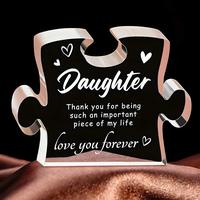 Acrylic Keepsake for Daughter, Heartfelt Memorial Plaque Gift from Mom & Dad, Perfect for Birthdays, Special Occasions & Keep...