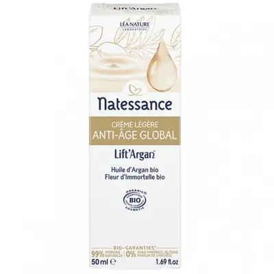 Natessance GLOBAL Lift'argan BIO ANTI-AGE light cream 50ML