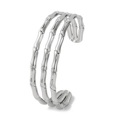 304 Stainless Steel Cuff Bangles for Women