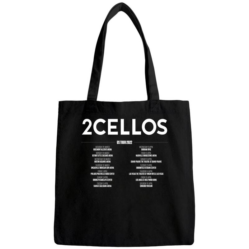 2cellos Dedicated Us Tour 2022 Bags, 2cellos 2022 Tour Shirt