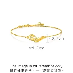'Taffy' 999.9 Gold Bracelet