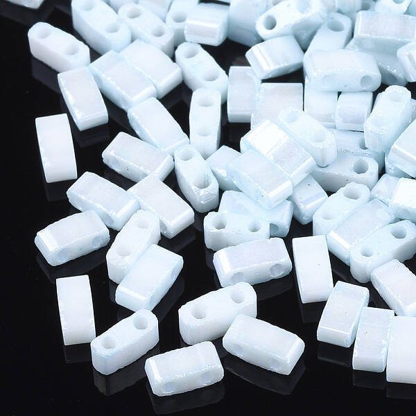 2-Hole Opaque Glass Seed Beads