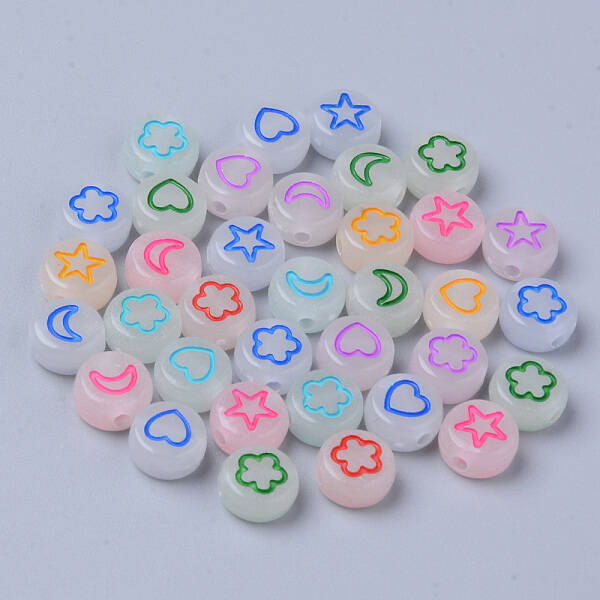 Luminous Acrylic Beads