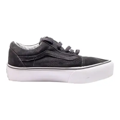 VANS Authentic Platform Trainers Grey Canvas Womens UK 4