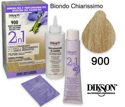 Dikson 2 in 1 cream color 900 very light blond