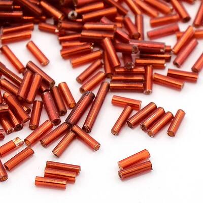 Glass Bugle Beads