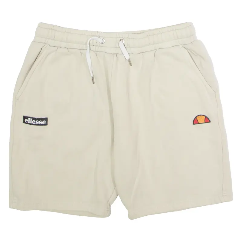 ELLESSE Mens Casual Shorts Beige L W30