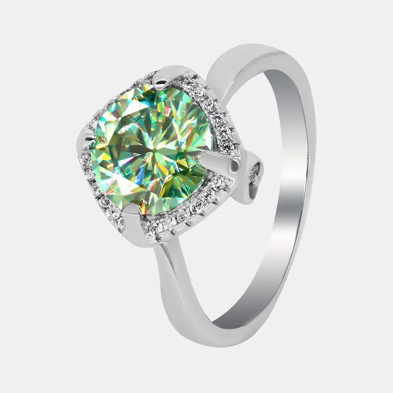 【225】Deck The Hall 3 Carat Synthetic Moissanite Ring– Grand and Elegant Choice for Special Occasions