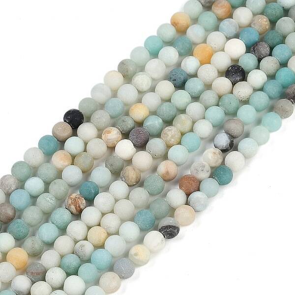Natural Flower Amazonite Beads Strands