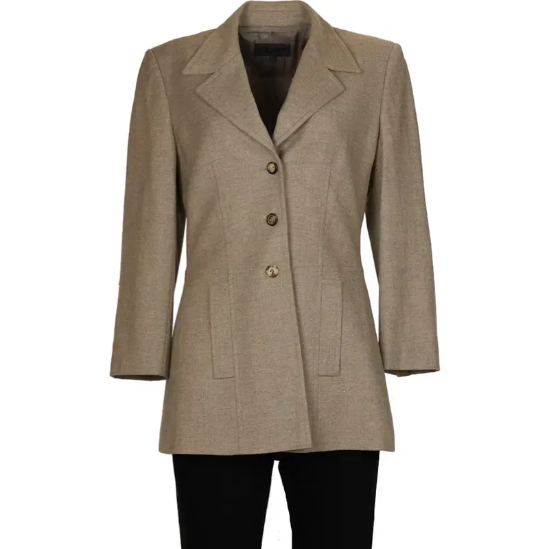 Iceberg Blazer - Medium Brown Wool Blend