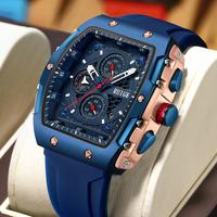 RUIGE Bucket shaped Men's Watch Outdoor Style Multi functional Men's Famous Watch Authentic Waterproof Night Glow Trendy Watc...