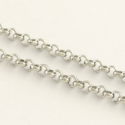 Tarnish Resistant 304 Stainless Steel Rolo Chains