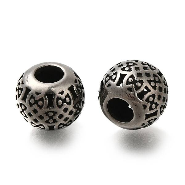 304 Stainless Steel European Beads