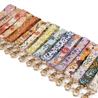 Floral vegan leather WRISTLET Key Holder Accessory - Perfect for your keys, your wallet, and anything on-the-go!
