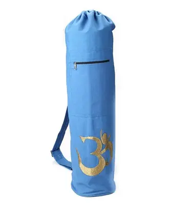 Yoga Bag - OMSutra OM Shiva Mat Bag -Duffel | Color: White