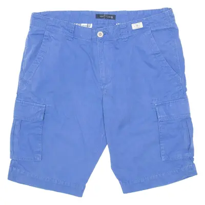 TOMMY HILFIGER Mens Cargo Shorts Blue Relaxed L W36