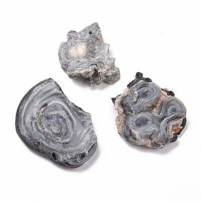 Rough Raw Natural Agate Pendants