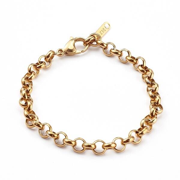 Women's 304 Stainless Steel Rolo Chain Bracelets