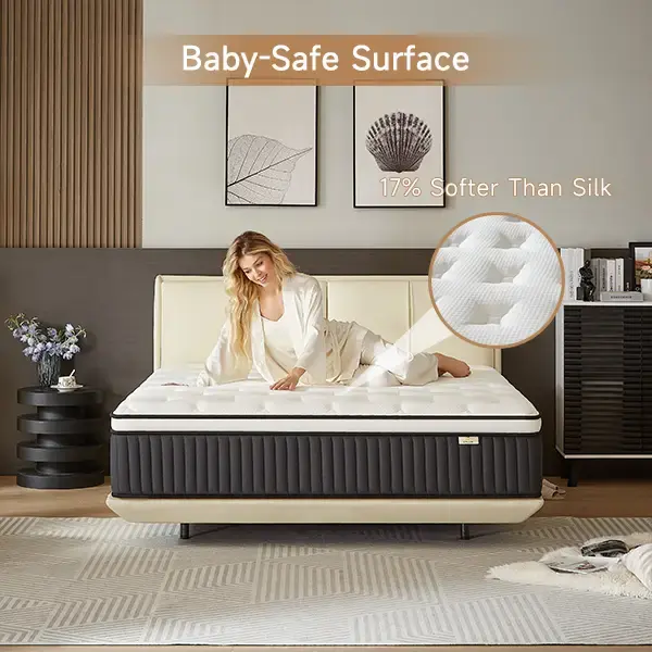 【ZYLUMI】 Hybrid Mattress | Twin, Full, Queen, King | Gel Memory Foam + Pocket Springs | Cooling, Pressure Relief & Back P...