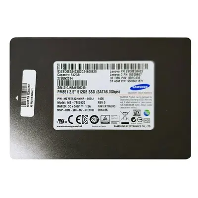 SSD0E97891 Lenovo 512GB SATA 6GB/s 2.5-Inch Internal Solid State Drive