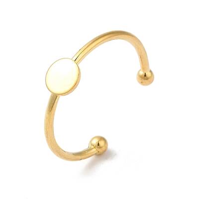 Adjustable 304 Stainless Steel Finger Rings Components