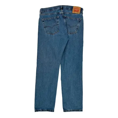 505 Levis Jeans - 36W 31L Blue Cotton