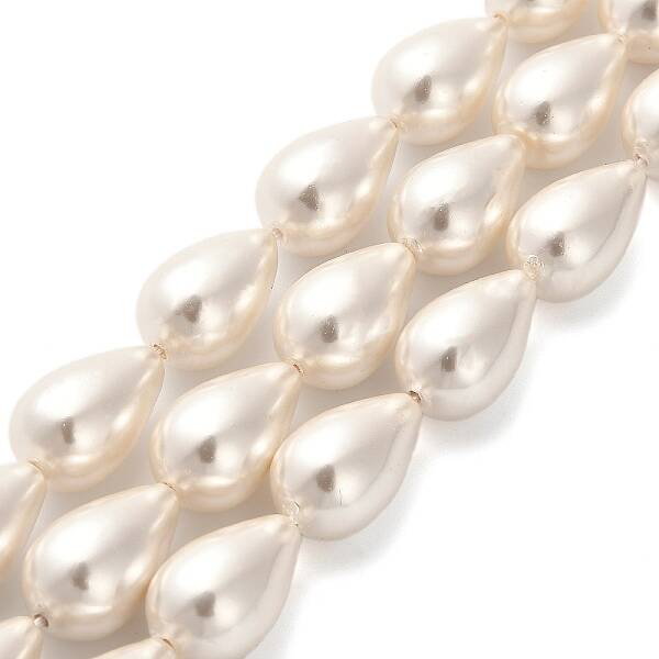 Electroplate Shell Pearl Beads Strands