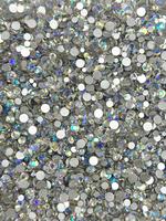 Color No.26-No.51 Mixed Sizes (From SS6 to SS20) Flat Back Round Glass Rhinestones