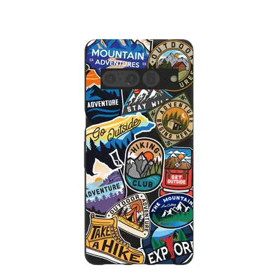 Black Trail Stickers Google Pixel 7 Pro Case