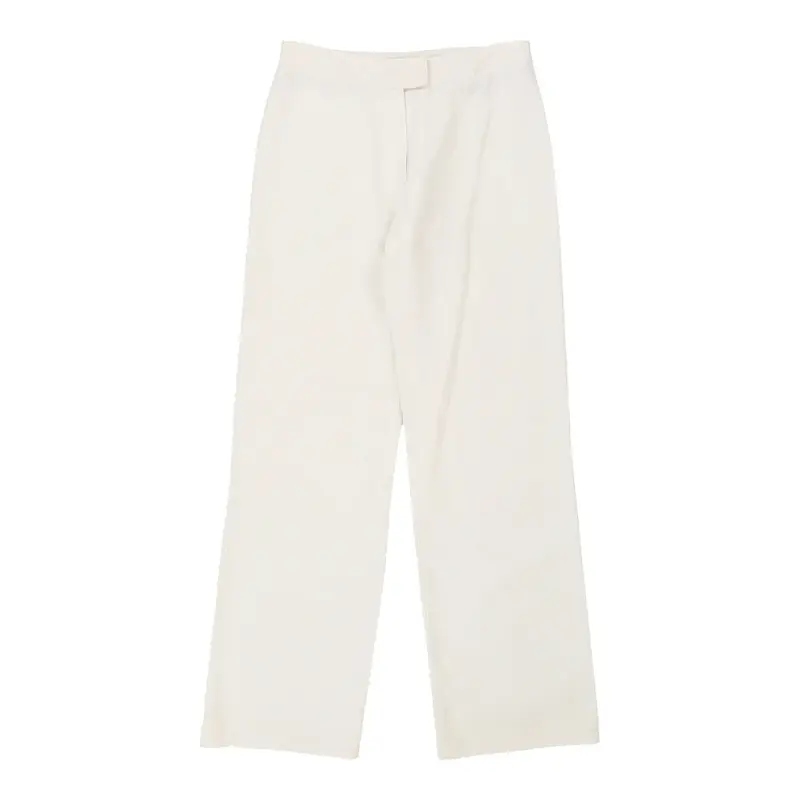Burberry Trousers - 30W UK 12 White Cotton