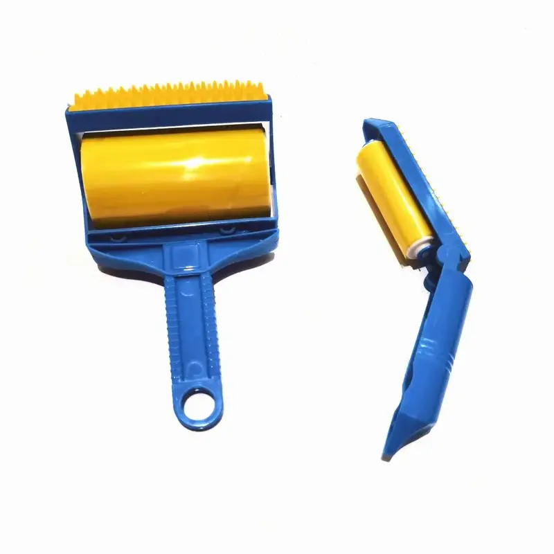 2pcs Mixed Size Pet Hair Removal Roller & Brush Set, Portable Washable Pet Hair Remover Tool for Cats and Dogs, Hand Washable...