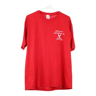 Jerzees T-Shirt - XL Red Cotton