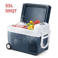 Xbeauty Multifunctional Refrigerator, 48QT (12 Gallons) Compressor Refrigerator, Temperature Range -13 to 122 Degrees Fahrenh...