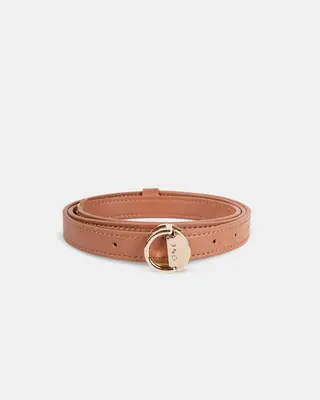 Corn Leather Belt | Color: Tan