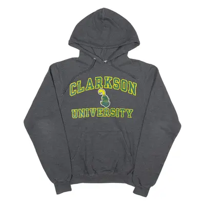 CHAMPION Clarkson University USA Hoodie Grey Pullover Mens XS
