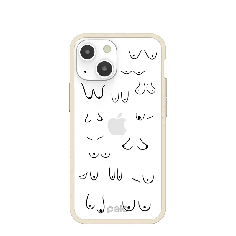 Clear Sister iPhone 13 Mini Case With London Fog Ridge