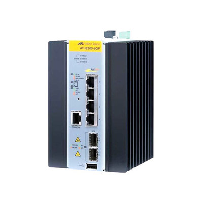 AT-IE200-6GP Allied Telesis IE200 80 4 x Ports PoE+ 1000Base-T + 2 x Ports SFP Layer 2 Ethernet Network Switch
