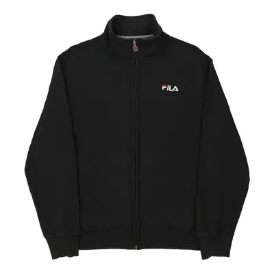 Fila Zip Up - Small Black Cotton
