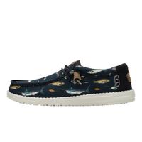 HEYDUDE Wally Marlin – Mens Comfortable Slip on Shoe Footwear Boy