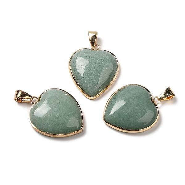 Natural Green Aventurine Pendants