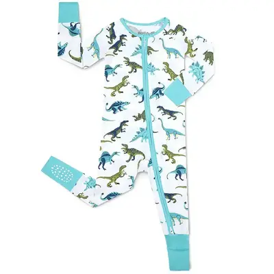 babee Reshinee Bamboo Viscose Baby Convertible Footie Pajama, Zipper Pajamas for Baby Boys & Girls, Sleep & Play Footed Pjs b...