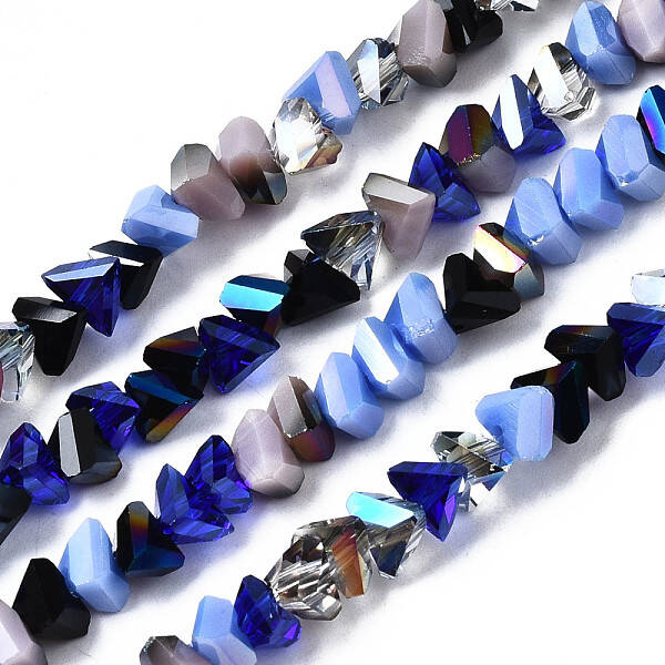 Electroplate Glass Beads Strands
